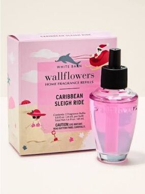 White Barn 2 Pack Wallflowers Caribbean Sleigh Ride Refills